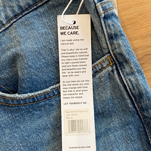 Men’s Hudson Jeans - 33 NEW with tags - Picture 3 of 7